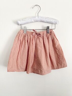 Edgehill Collection Girls' Dusty Rose Cotton Skirt